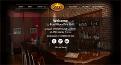 Desktop Screenshot of fuelwoodfiregrill.com